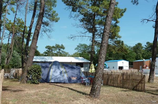 mplacement tente - camping les samaras à Saint jean de Monts