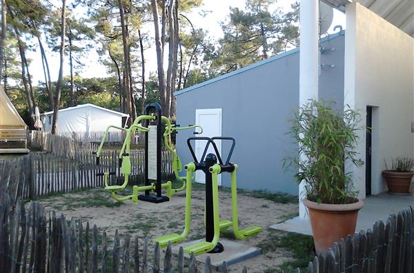 aire de fitness - camping les samaras à Saint jean de Monts